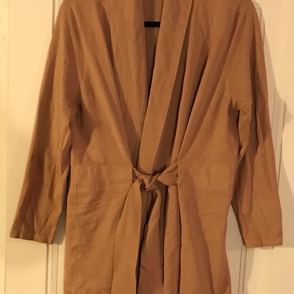 Alfani wrap around sweater color brown in size L - Picture 2 of 4
